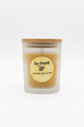 Bougie Bee Happy sans coordonnées fond blanc