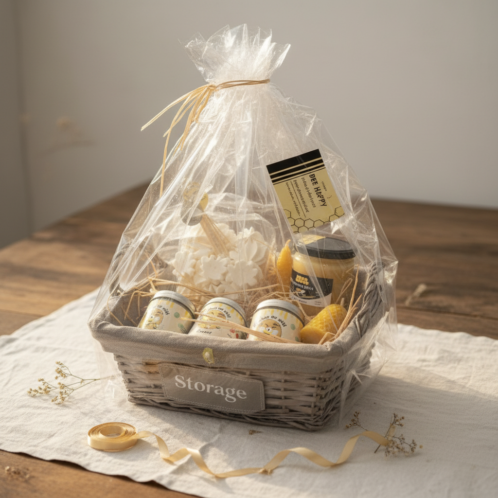 Coffret panier osier lifestyle